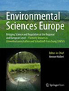 Environmental Sciences Europe杂志封面